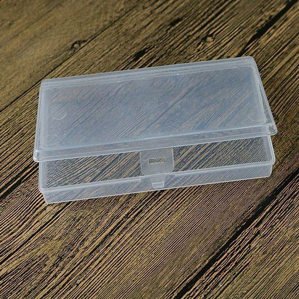 1XS Small Plastic Transparent With Lid Collection Container Case Storage Box wr 